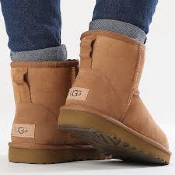 UGG Shoes - UGG CLASSIC ULTRA MINI CHESTNUT BOOTS Sheepskin Footwear